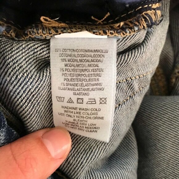 Free People Flare Ankle Jeans Blue Medium Wash 26 - Picture 9 of 9